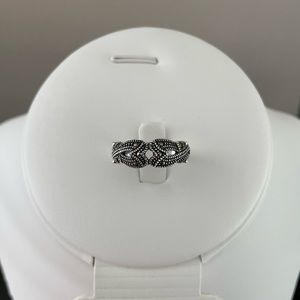SOLD - Silver Marcasite Ring (925)